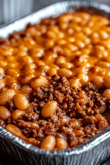 Baked Beans & Ground Beef Casserole