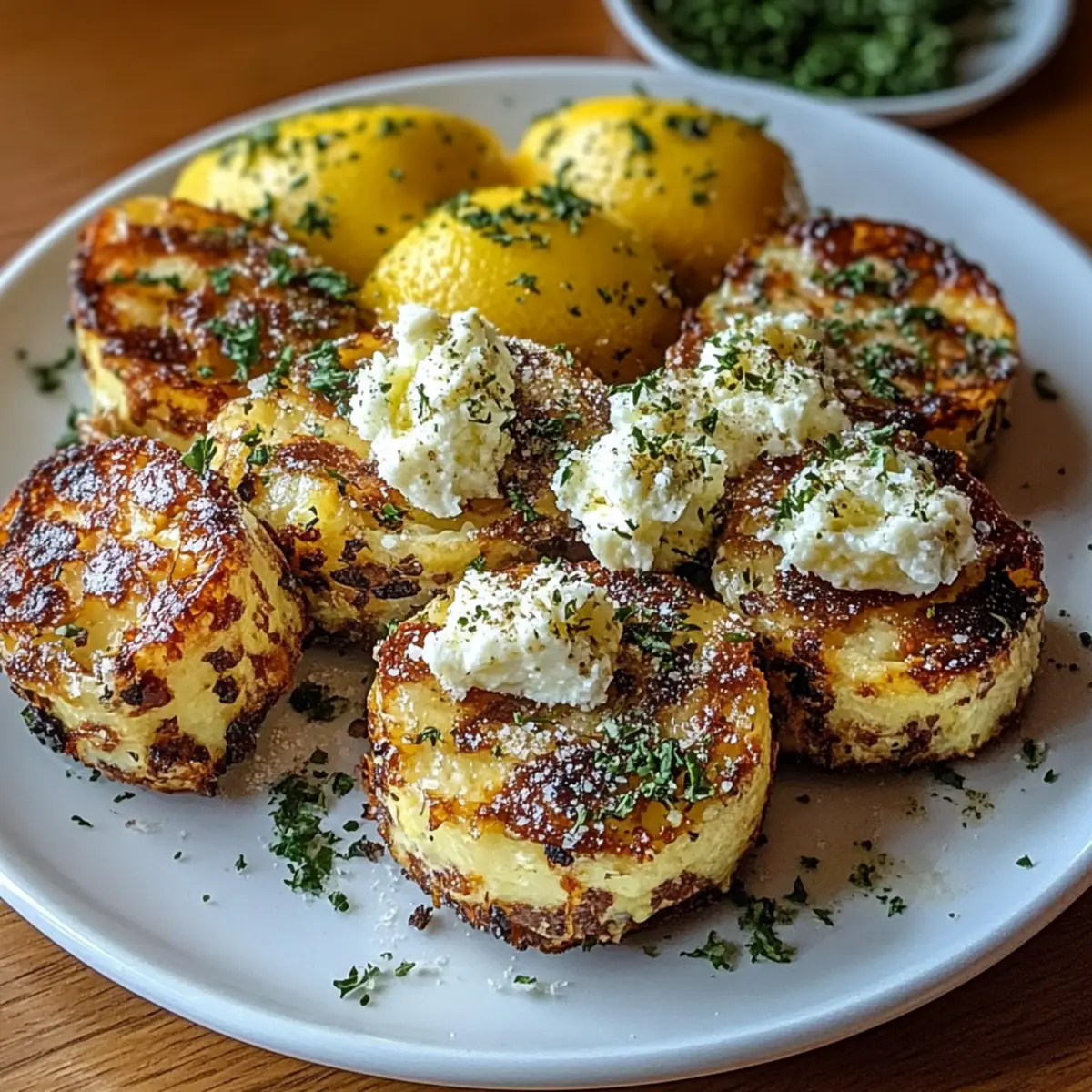 Baked Feta Potatoes