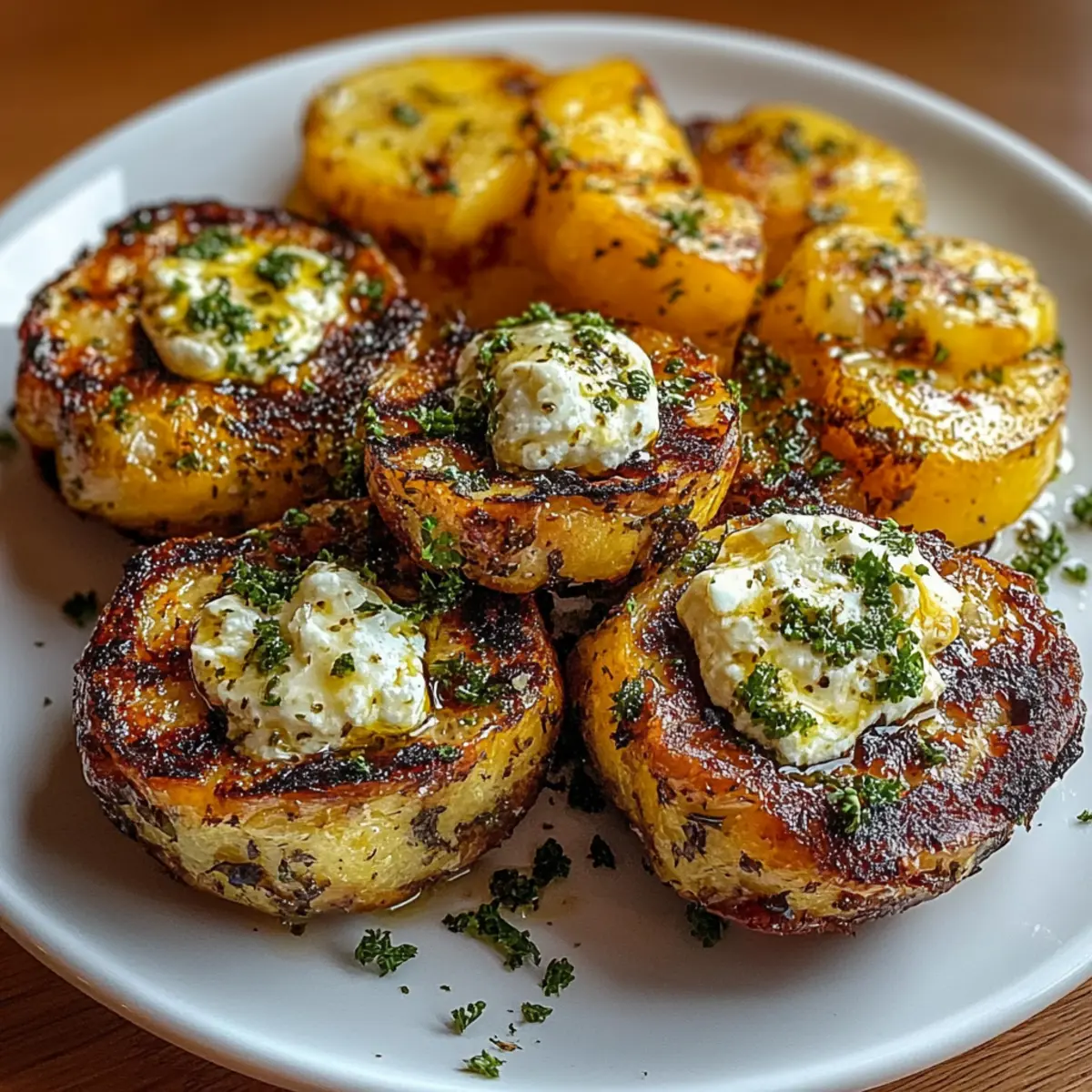 Baked Feta Potatoes