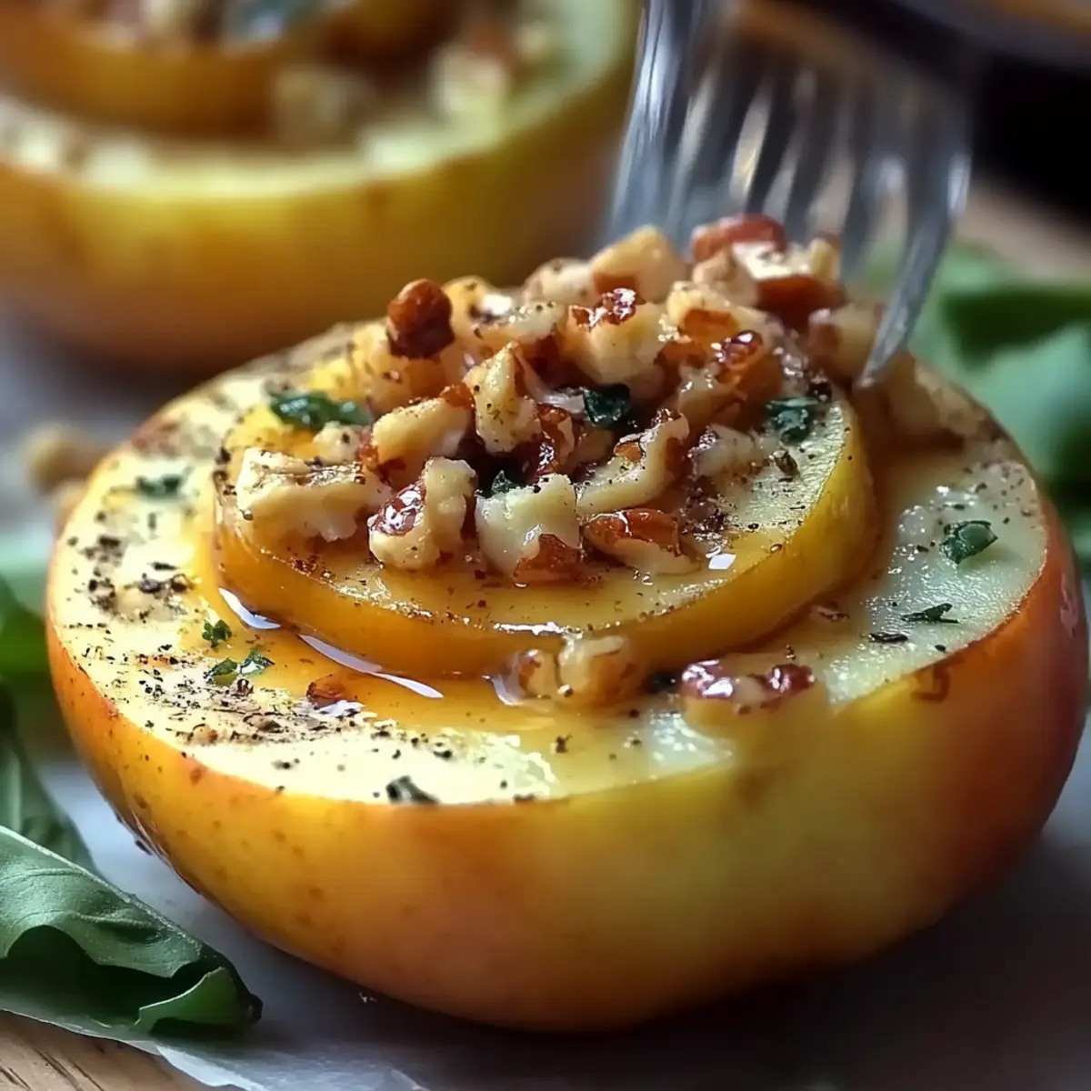 Blue Cheese Stuffed Pears