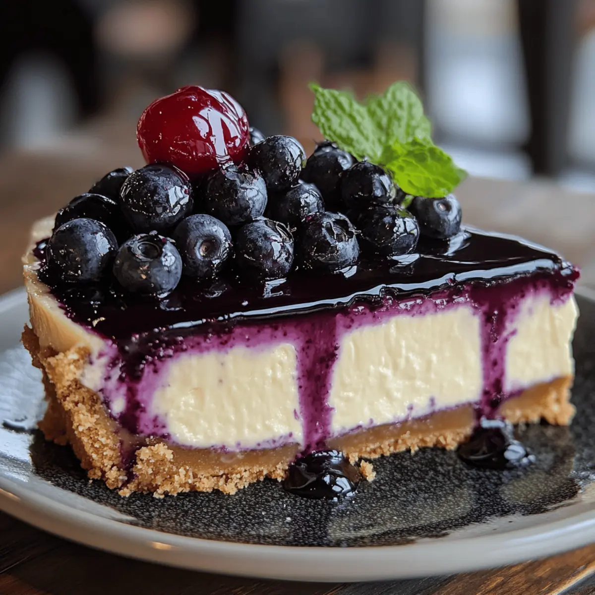Blueberry Bliss Cheesecake
