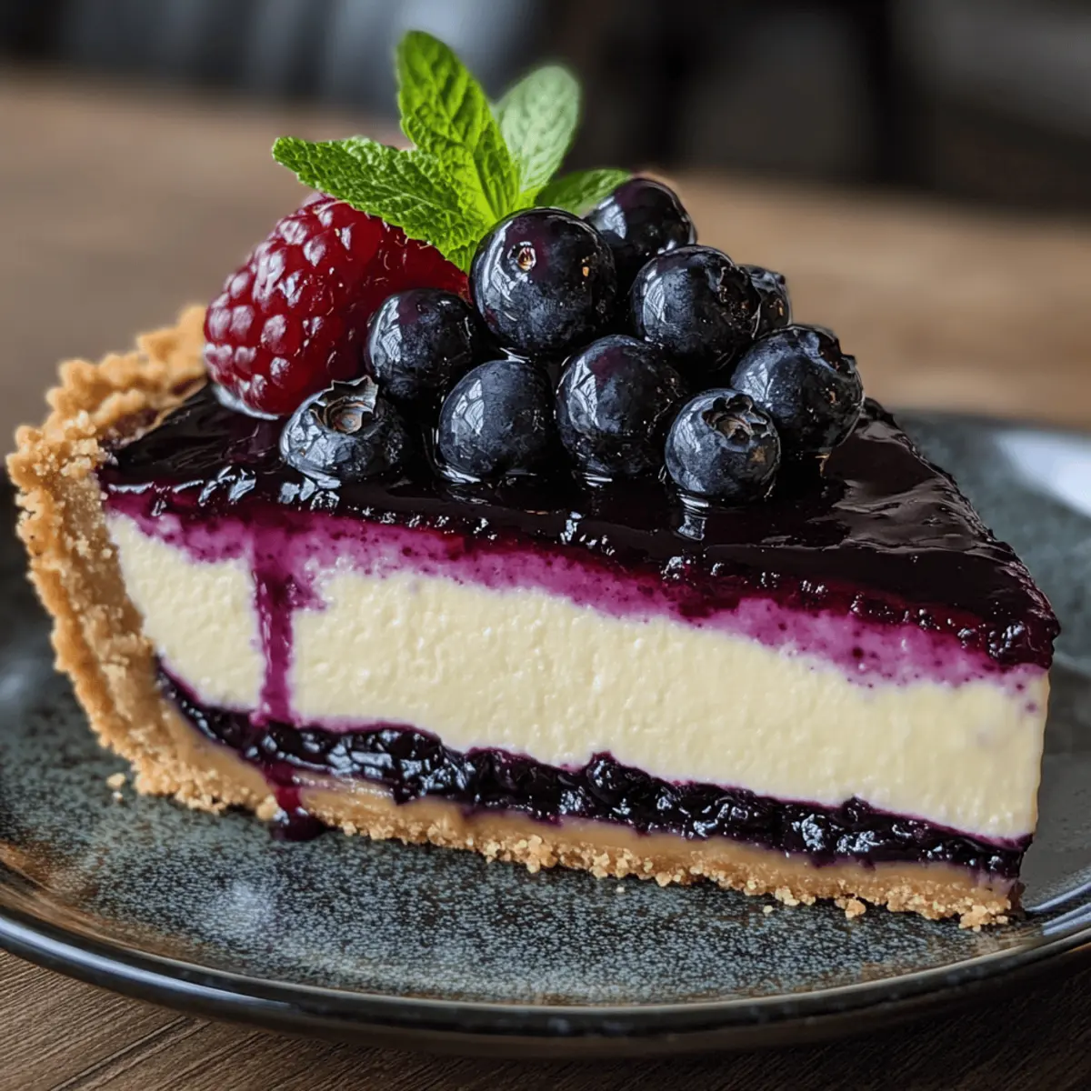Blueberry Bliss Cheesecake