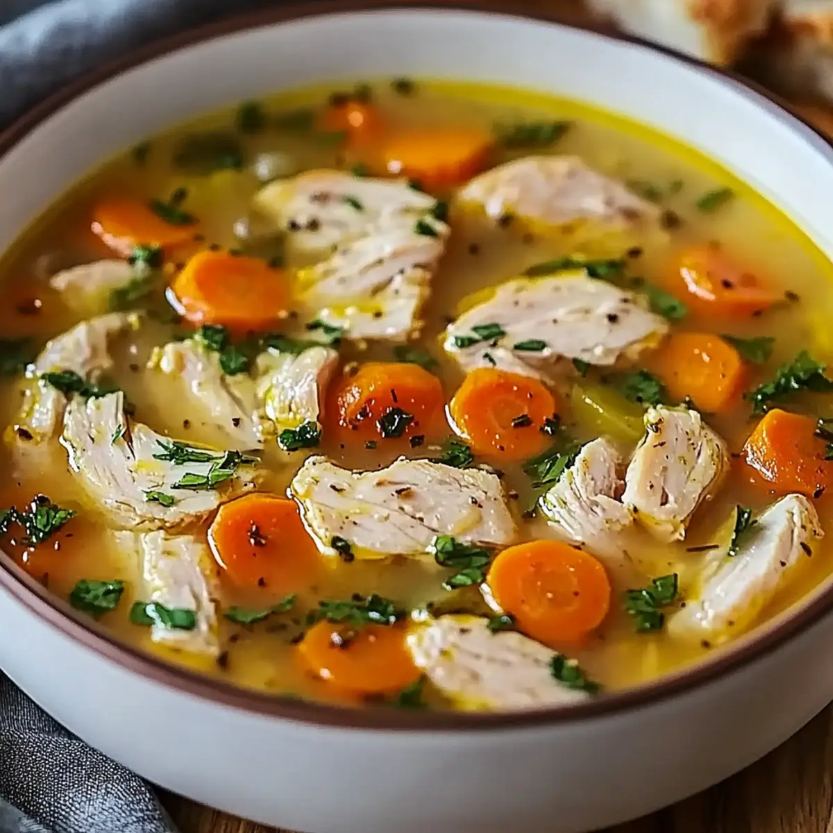 Bone Broth Chicken Soup