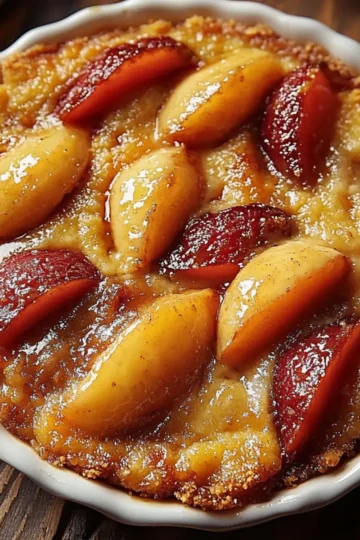 Brown Sugar Peach Cobbler