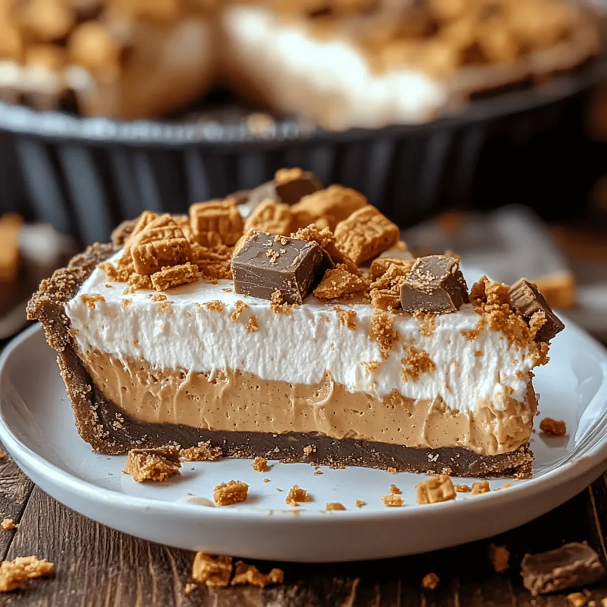 Butterfinger Peanut Butter Pie