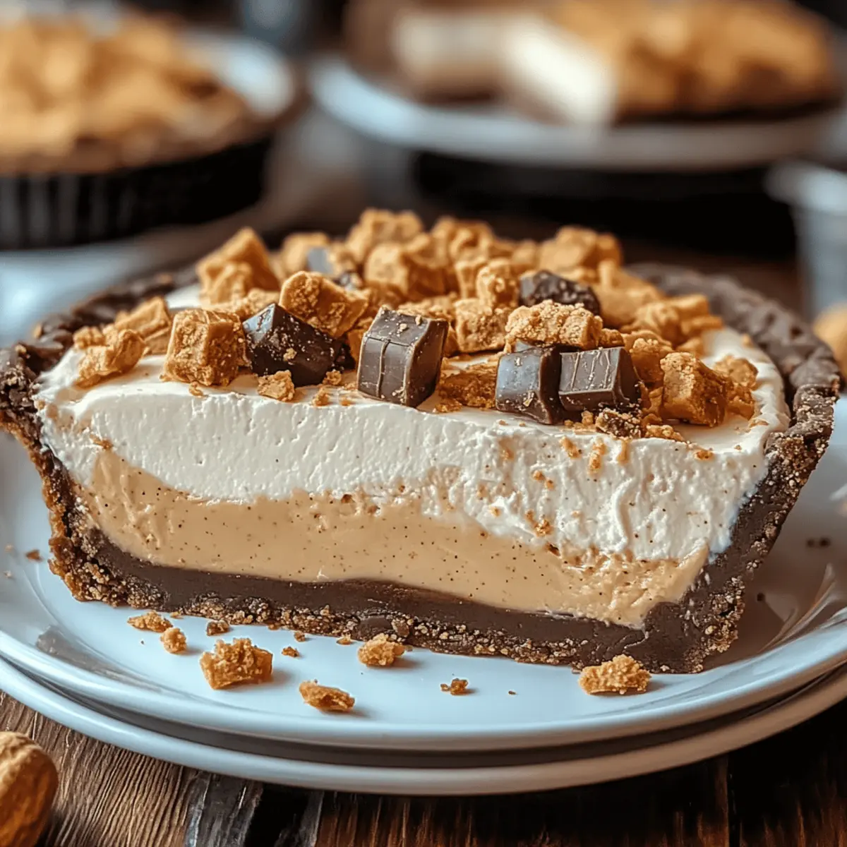 Butterfinger Peanut Butter Pie