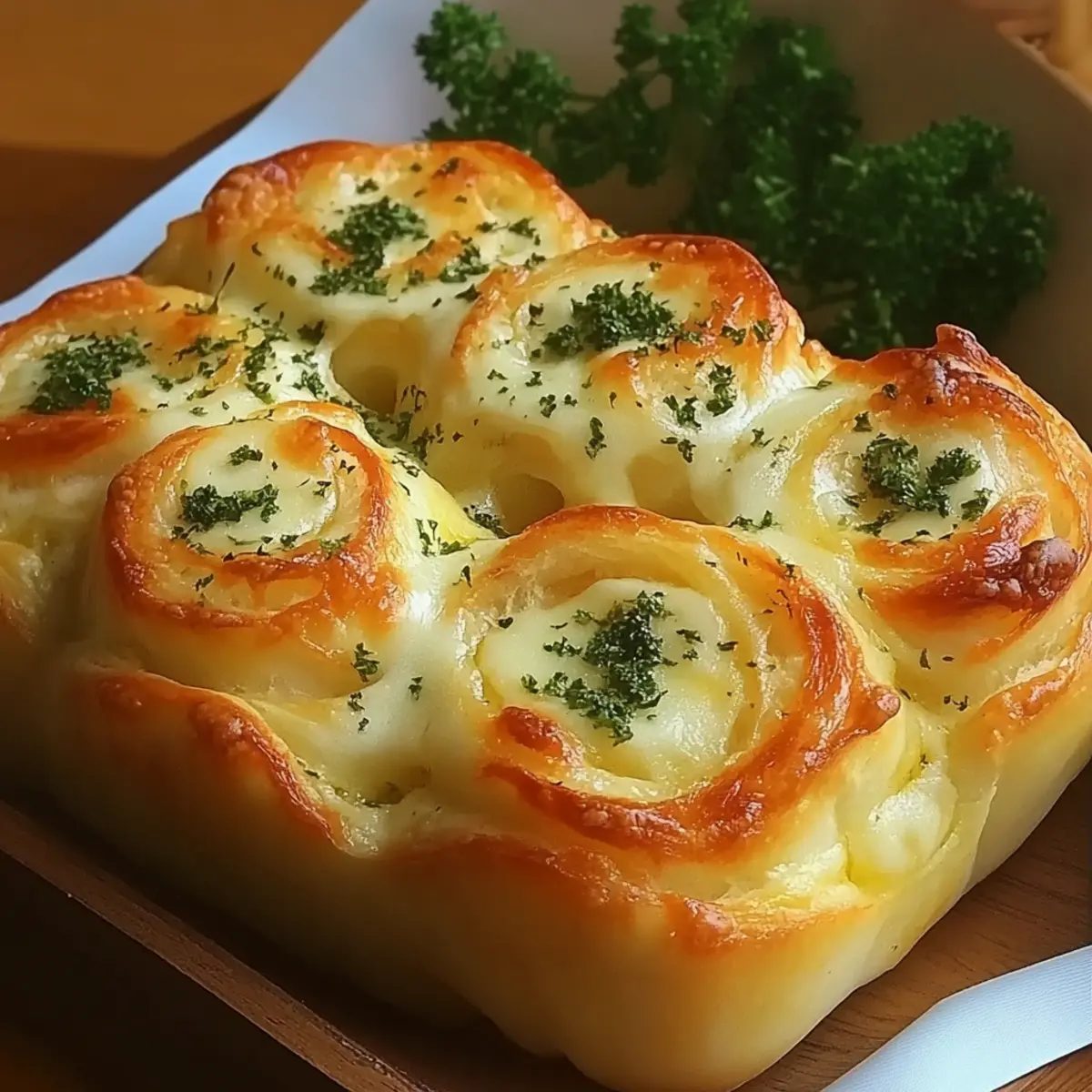 Buttery Cheese Garlic Rolls