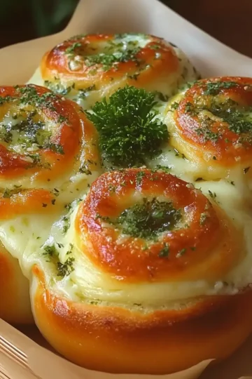 Buttery Cheese Garlic Rolls