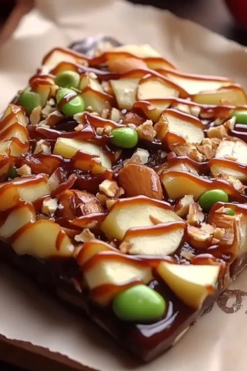 Caramel Apple Bark