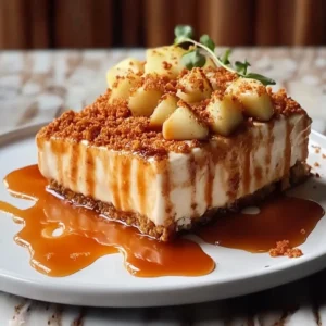 Caramel Apple Cheesecake Bars