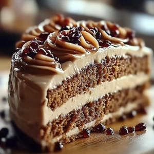 Caramel Coffee Buttercream Cake