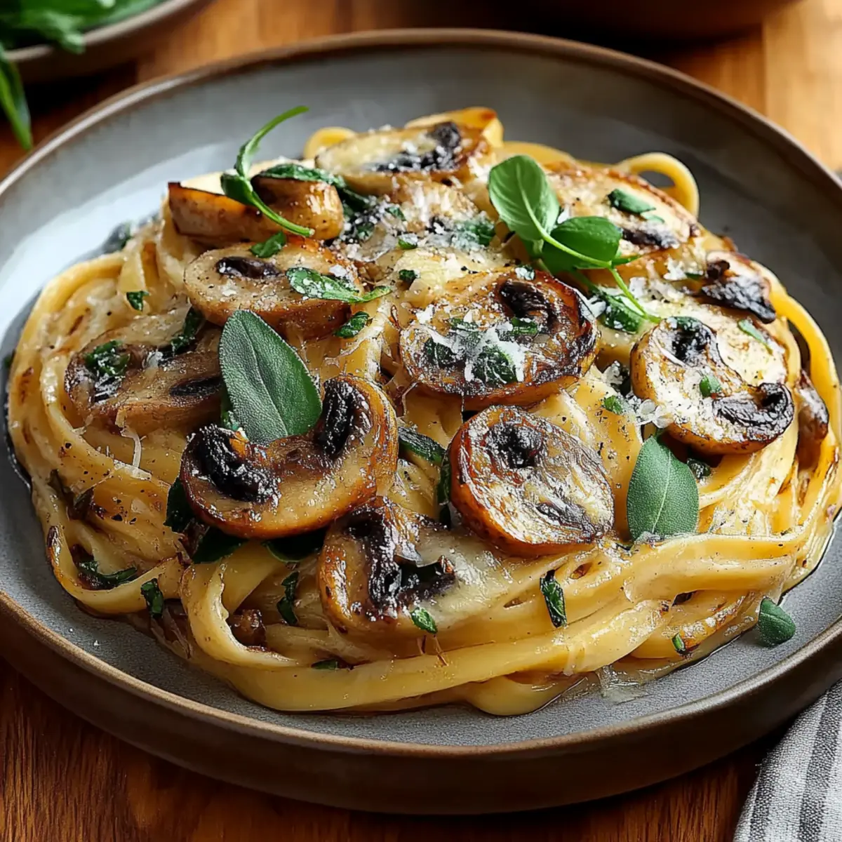 Caramelized Leek and Mushroom Gruyere Pasta