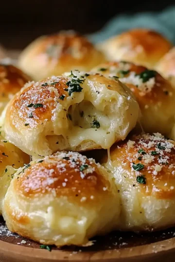 Cheese-Filled Garlic Knots
