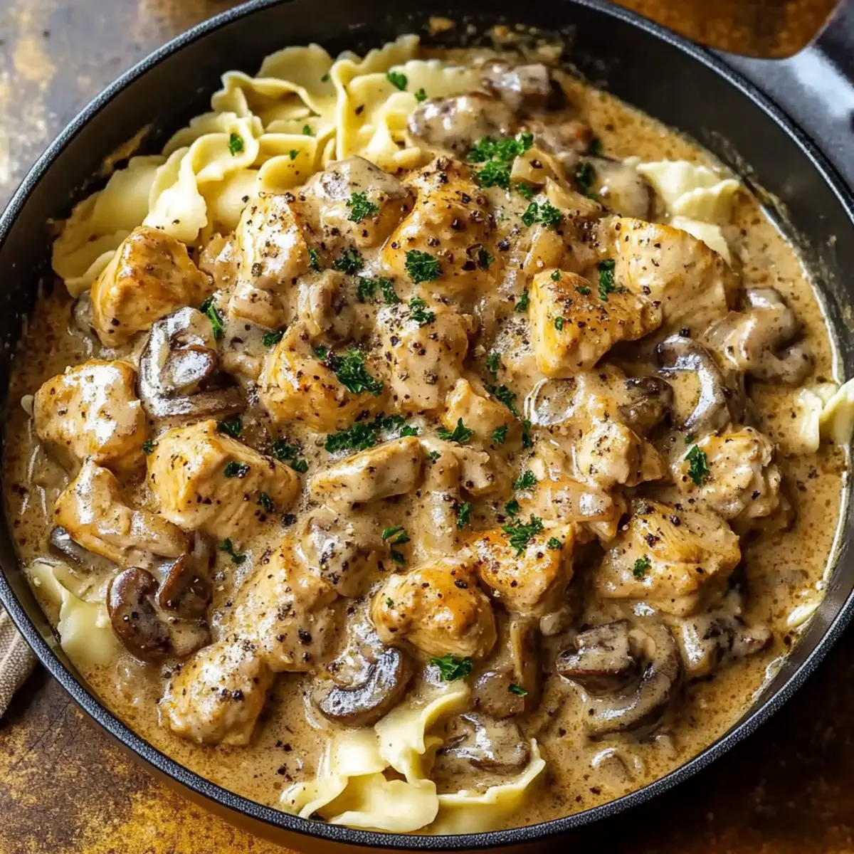 Chicken Stroganoff
