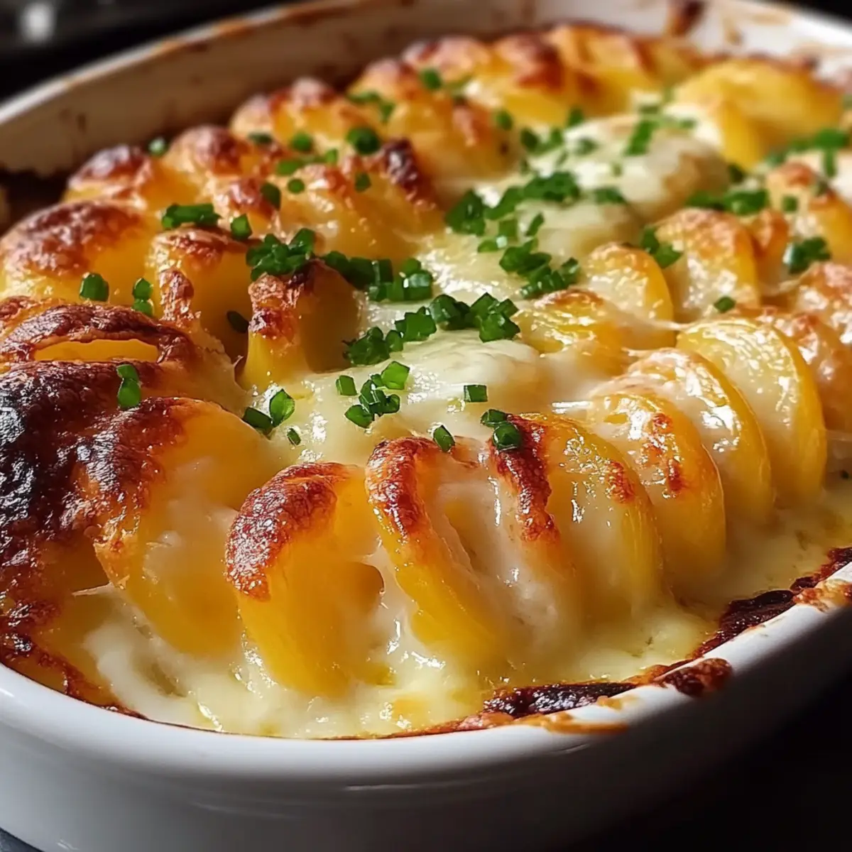 Creamy Cheesy Au Gratin Potatoes