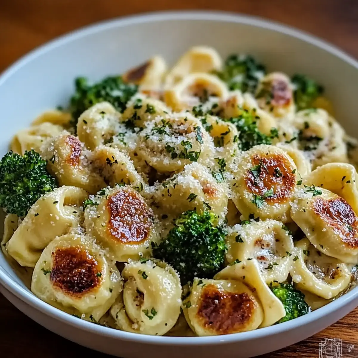 Creamy Garlic Parmesan Tortellini