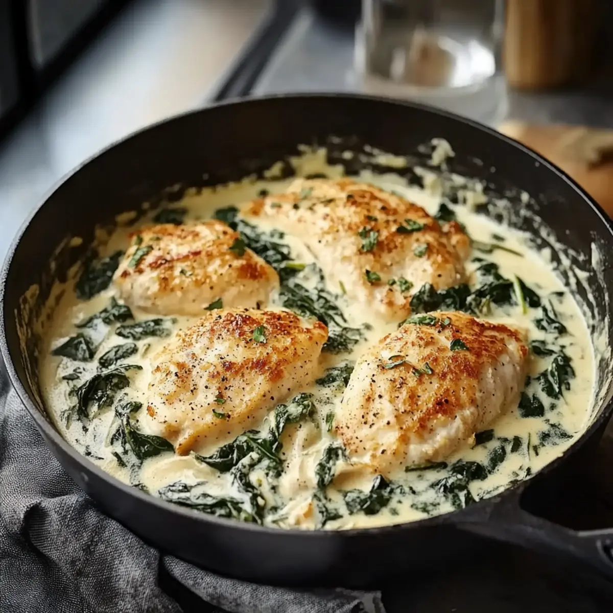 Creamy Spinach Chicken