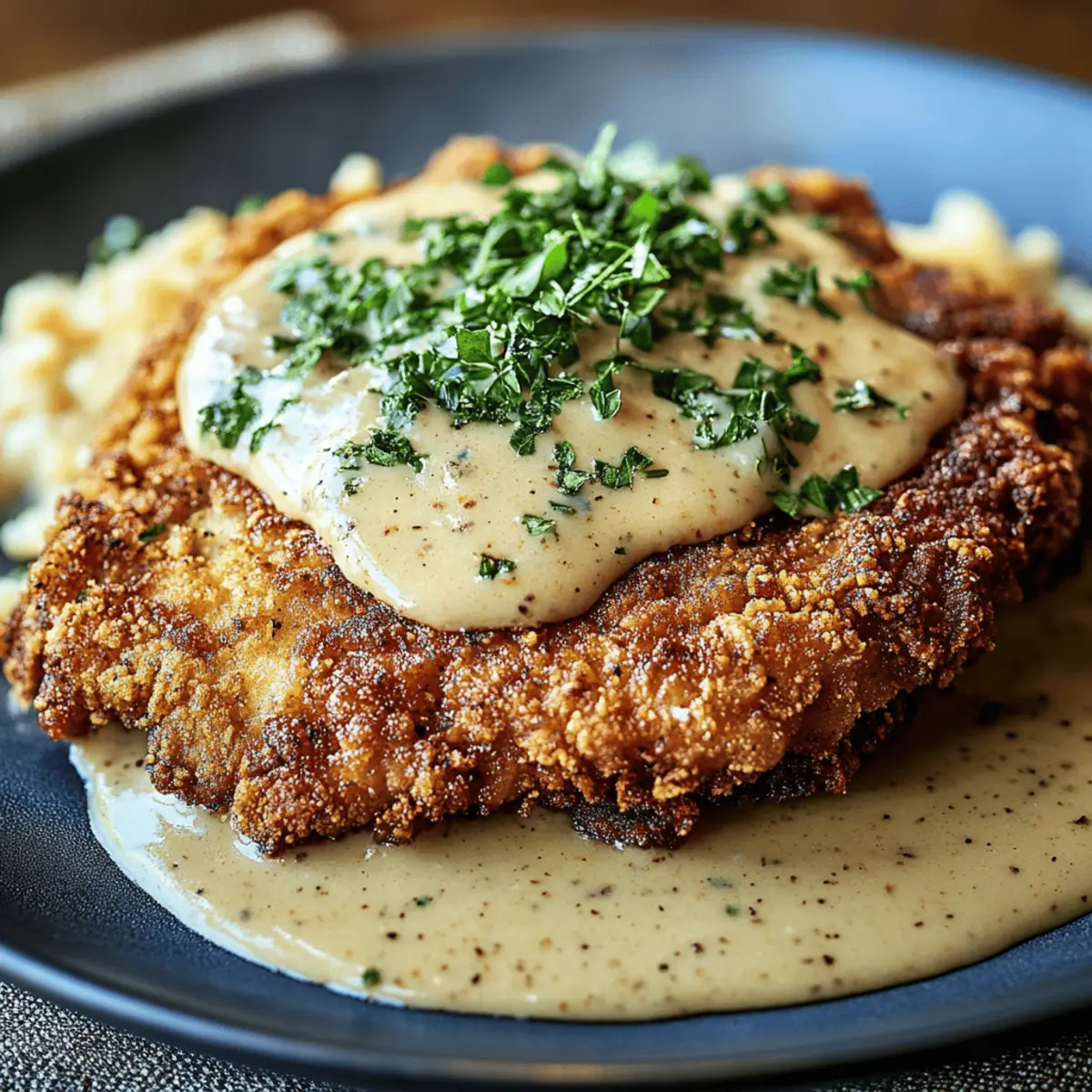 Crispy Buttermilk Chicken Fried Steak