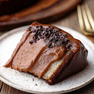 Dark Chocolate Mousse Cake