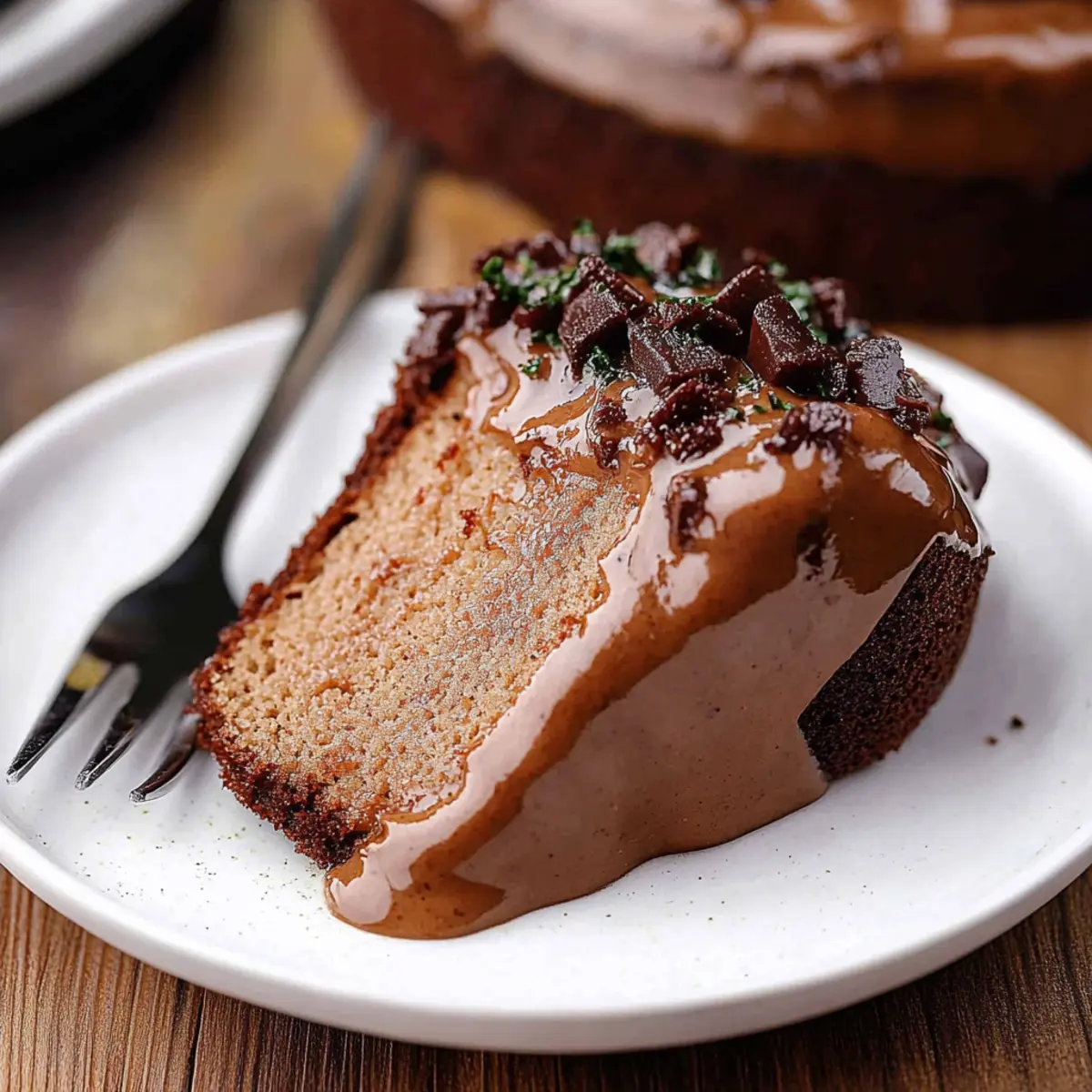 Dark Chocolate Mousse Cake