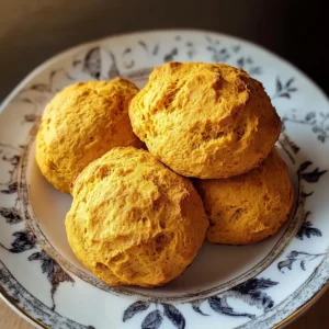 Fluffy Spiced Pumpkin Biscuits