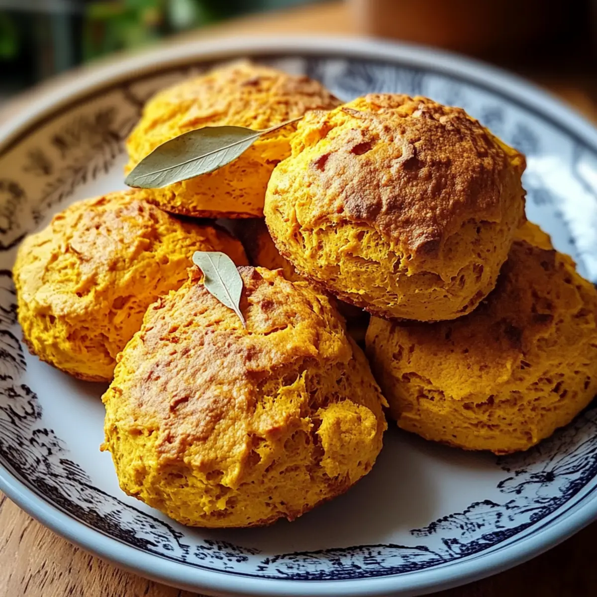 Fluffy Spiced Pumpkin Biscuits