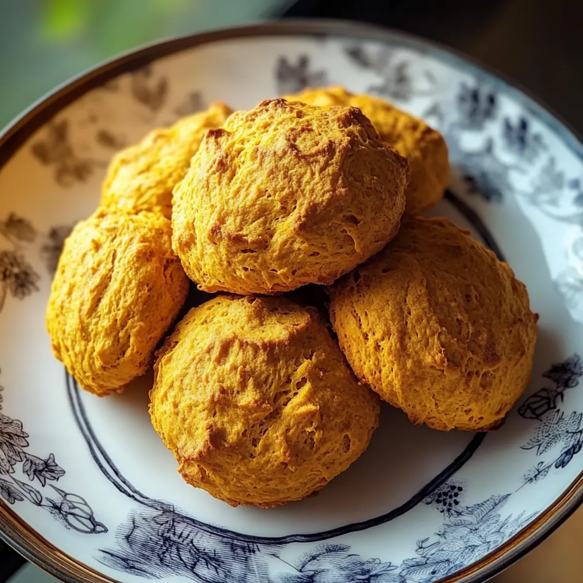 Fluffy Spiced Pumpkin Biscuits