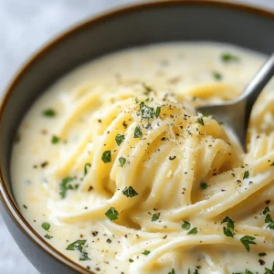Garlic Parmesan Cream Sauce