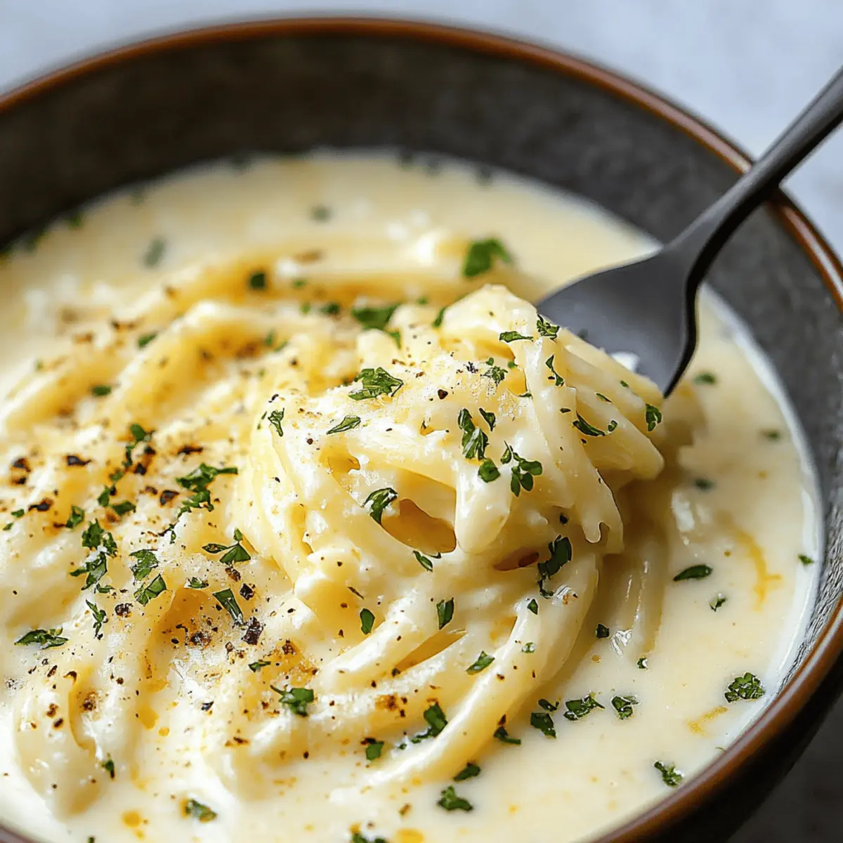 Garlic Parmesan Cream Sauce