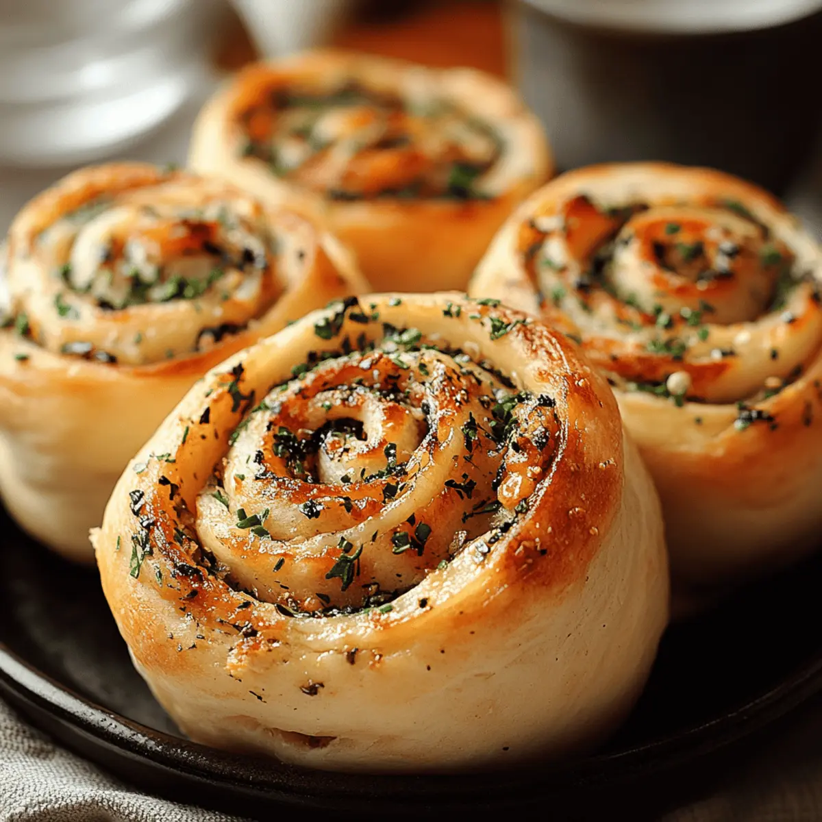 Garlic‑Swirl Rolls