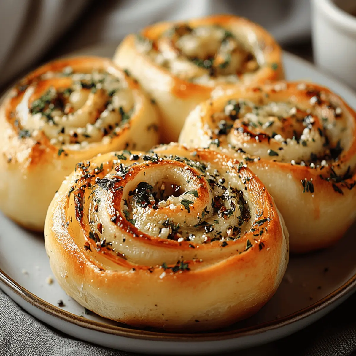 Garlic‑Swirl Rolls