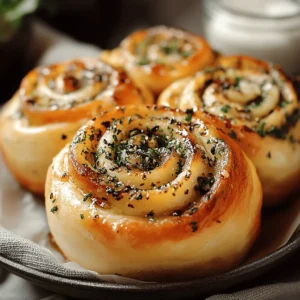 Garlic‑Swirl Rolls