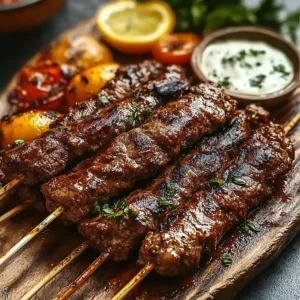 Greek Beef Souvlaki