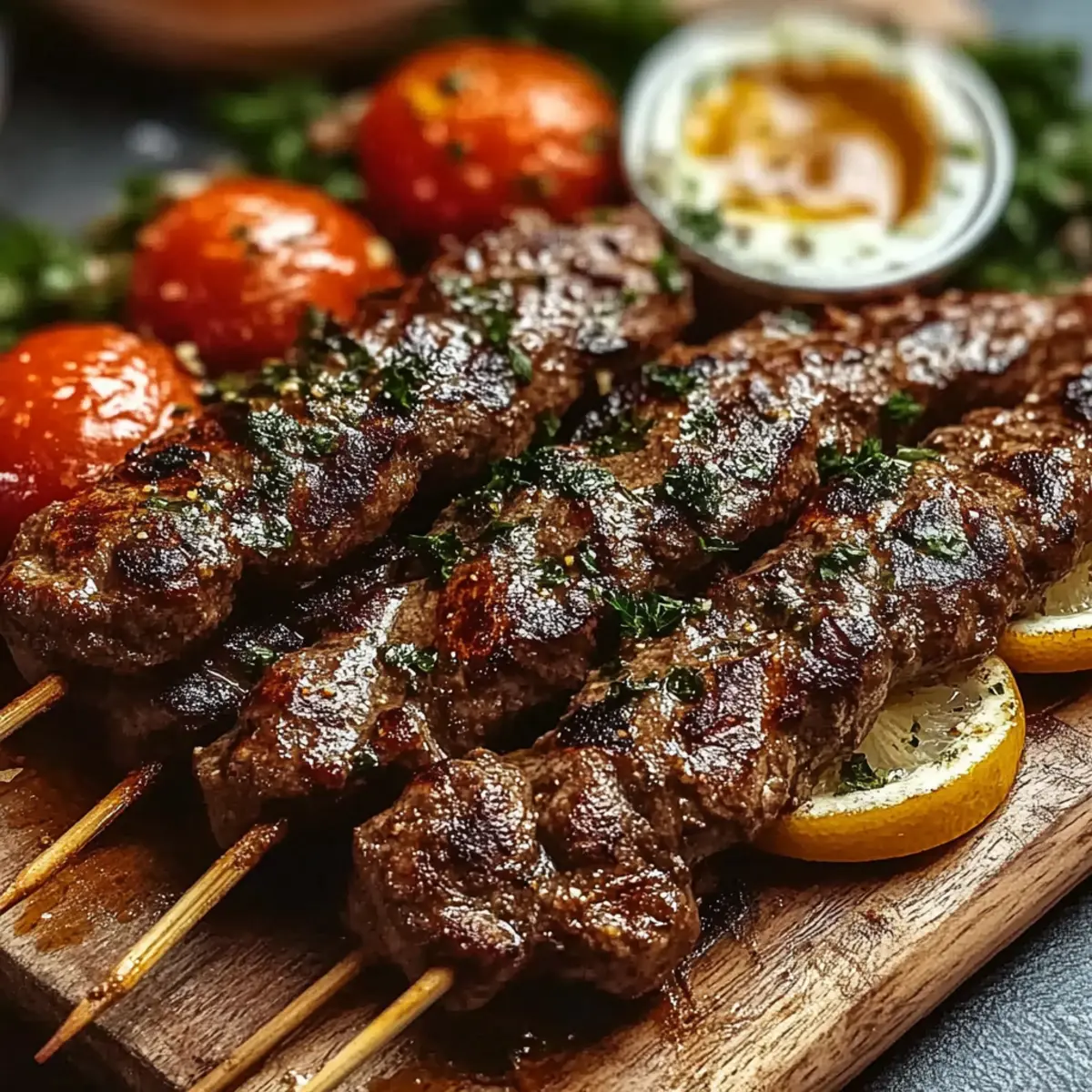 Greek Beef Souvlaki