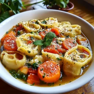Healthy Tortellini Soup