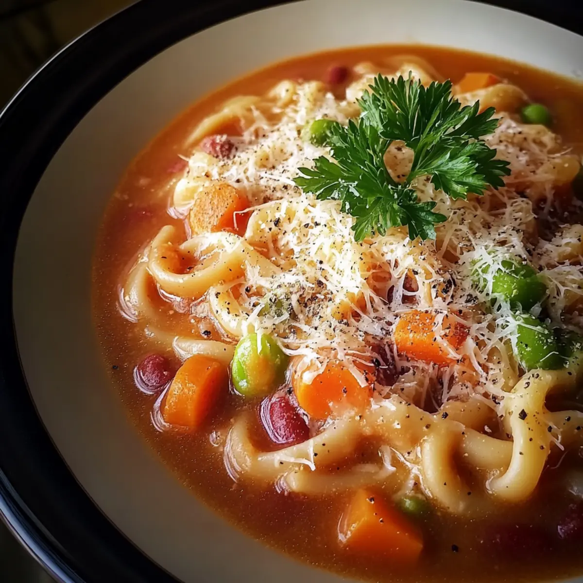 Italian Pasta Fagioli Soup