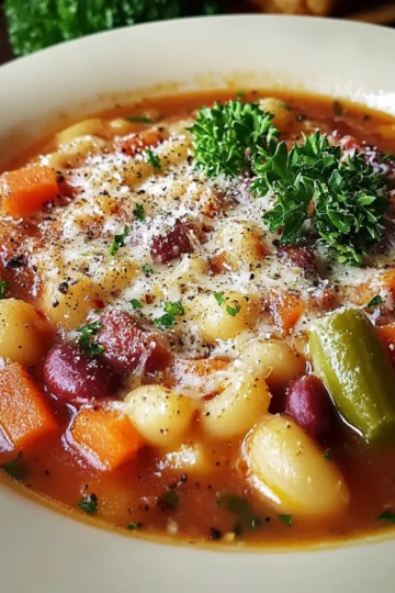Italian Pasta Fagioli Soup