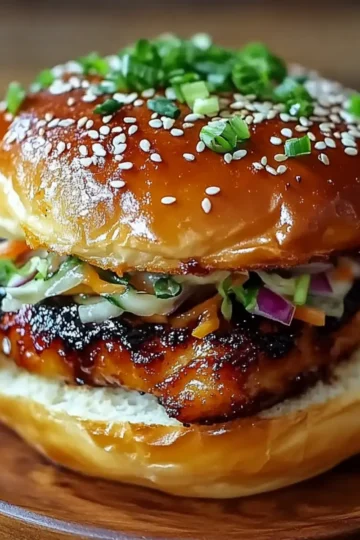 Korean BBQ Chicken Sandwich
