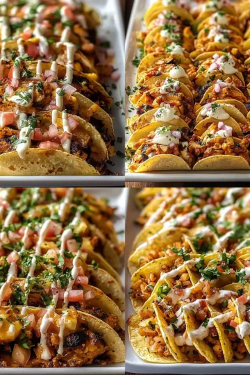 Mini Baked Chicken Tacos