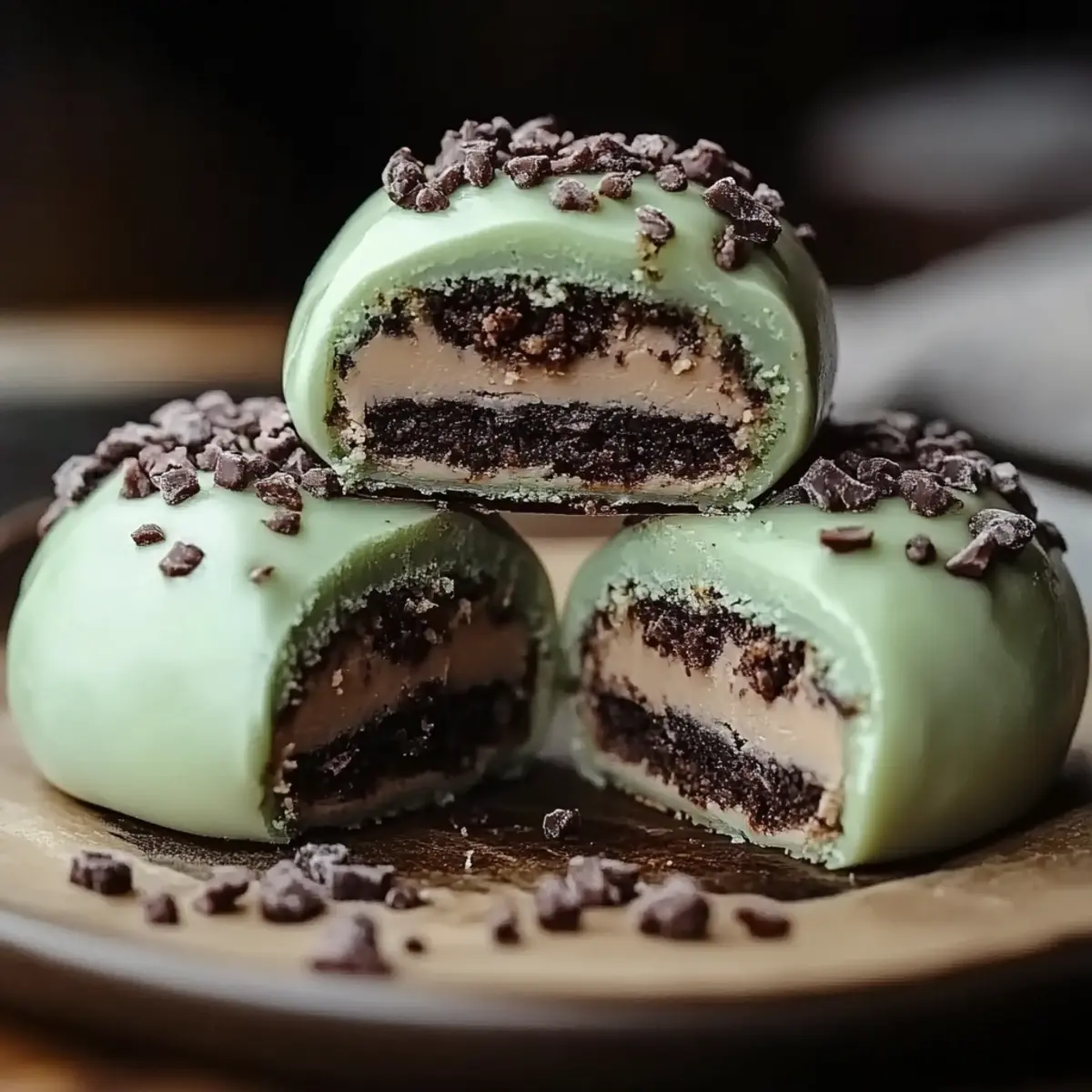 Mint Oreo Truffles