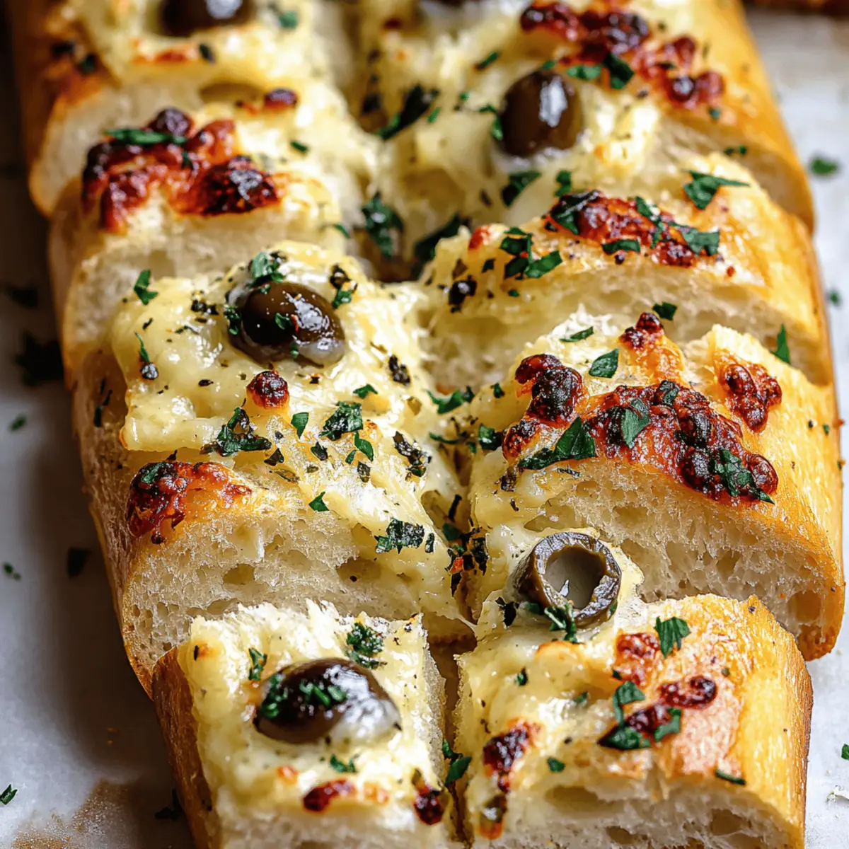 Olive Cheese Bread