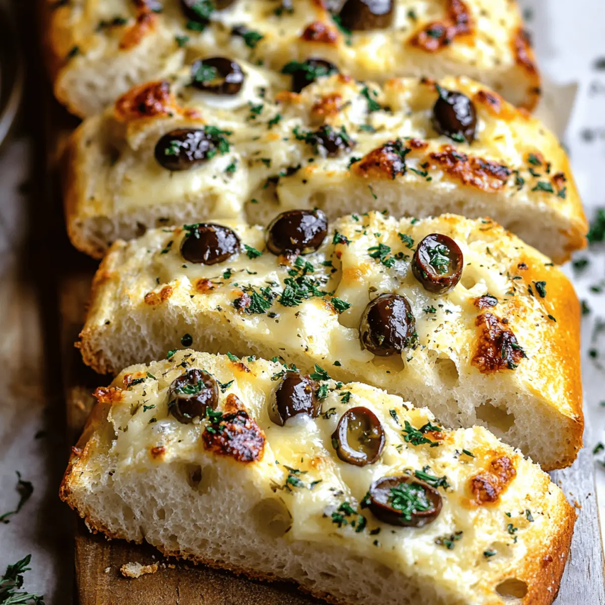 Olive Cheese Bread