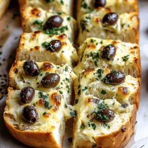 Olive Cheese Bread