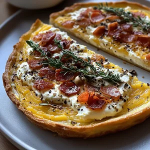 Pumpkin Ricotta & Caramelized Onion Tart