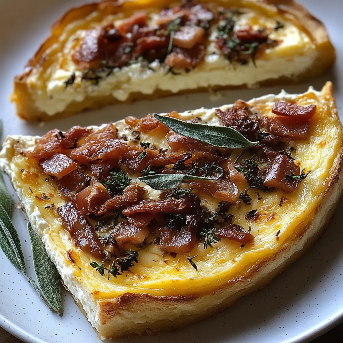 Pumpkin Ricotta & Caramelized Onion Tart
