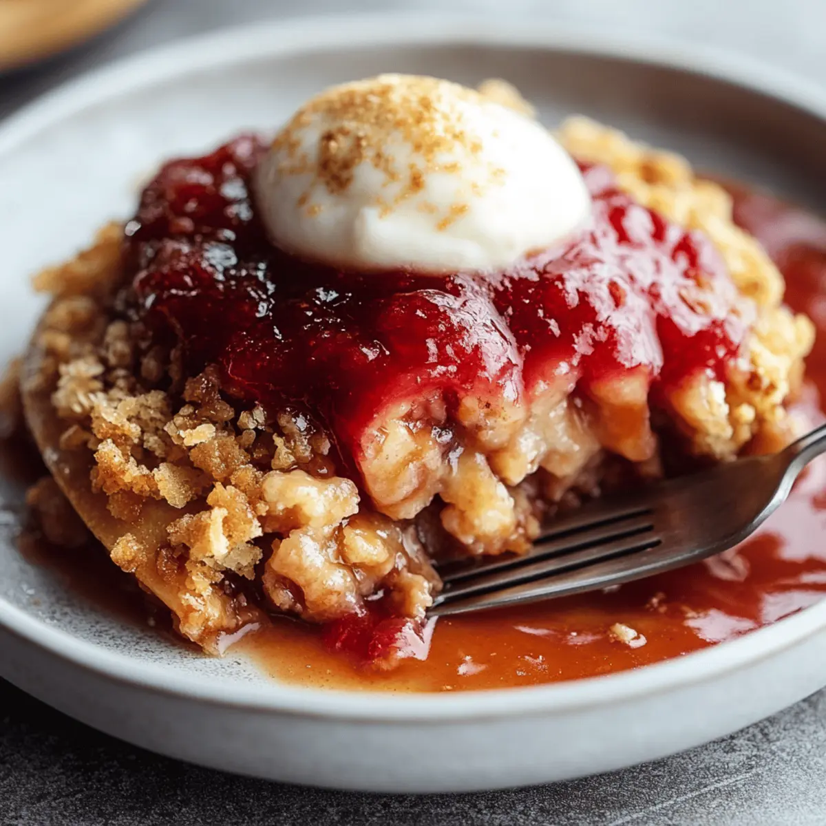 Rhubarb Crisp