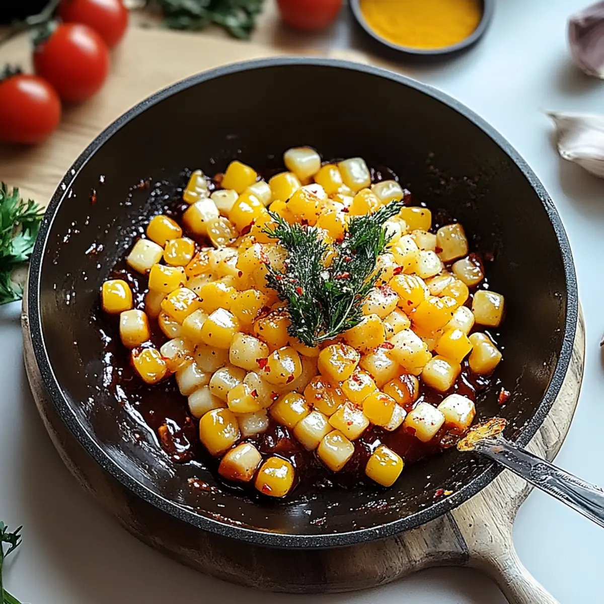 Skillet Corn with Honey Butter