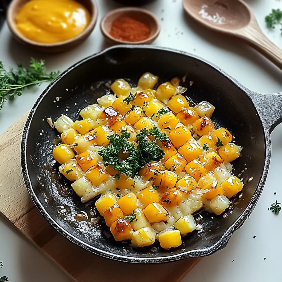 Skillet Corn with Honey Butter