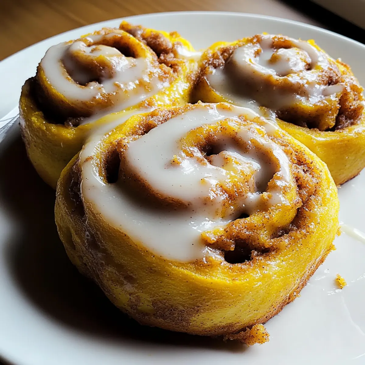 Soft Pumpkin Cinnamon Rolls