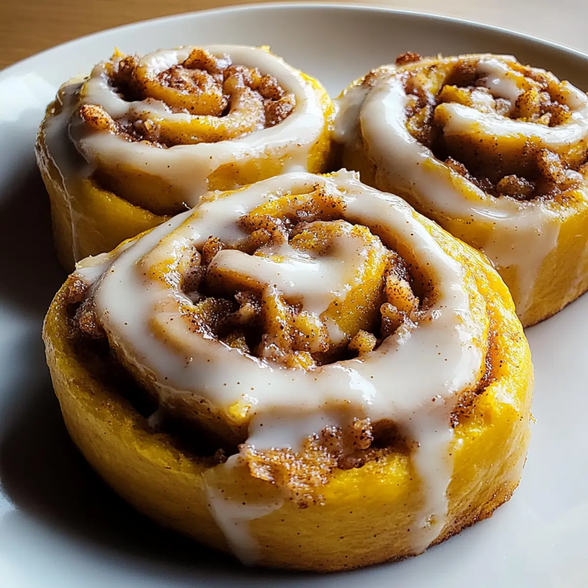 Soft Pumpkin Cinnamon Rolls
